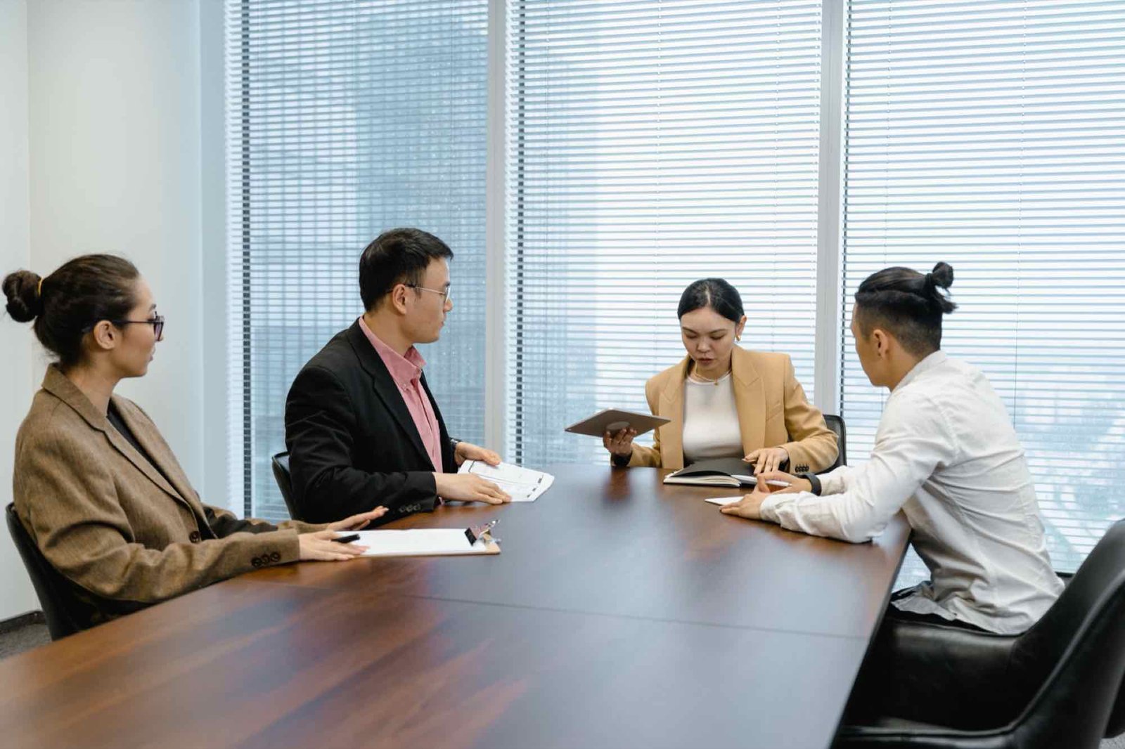 LEXCAP advisors in a client strategy meeting